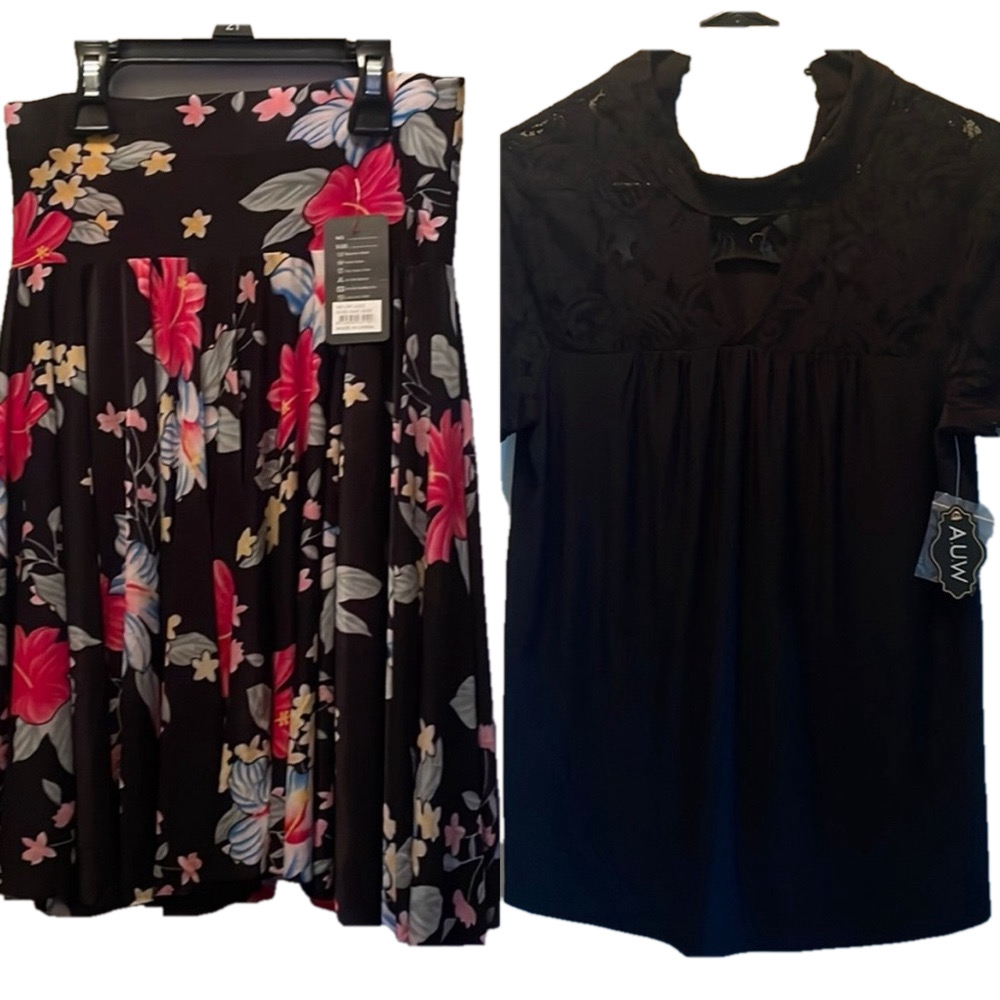SHIRT AND SKIRT BUNDLE NWT